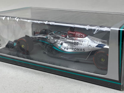 1:43 SPARK S8516 Mercedes AMG PETRONAS F1 W13 E Performance Bahrain GP 2022 #63 George Russell