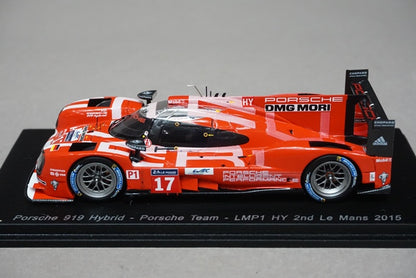 1:43 SPARK S4638 Porsche 919 Hybrid LMP1 HY LM 2nd 2015 #17