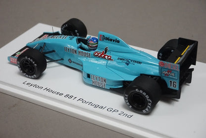 1:43 SPARK ROMU055 Leyton House 881 Portuguese GP #16 I.Capelli ROMU