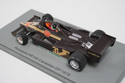 1:43 Spark S5750 Lebark HR100 Canadian GP 1979 #31 H. Lebark model car