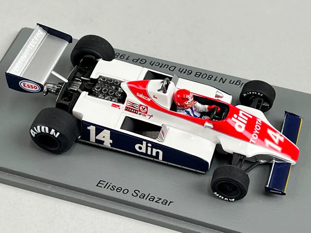 1:43 SPARK S3948 Ensign N180B Dutch GP 1981 #14