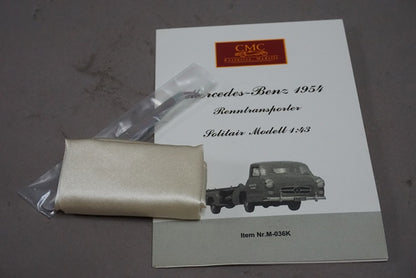 1:43 CMC M-036K Mercedes Benz Rentransporter 1954