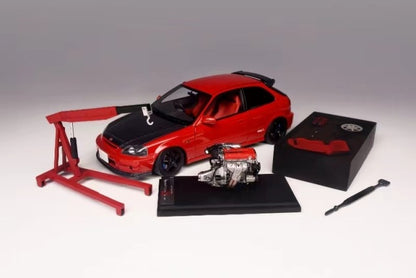 M85009 MOTORHELIX 1:18 Honda Civic Type R (EK9) Red