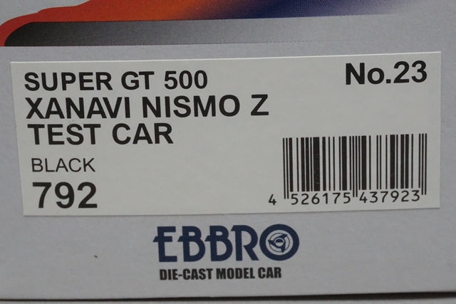 1:43 EBBRO 43792 Nissan XANAVI Z Super GT Test Car 2006 #23