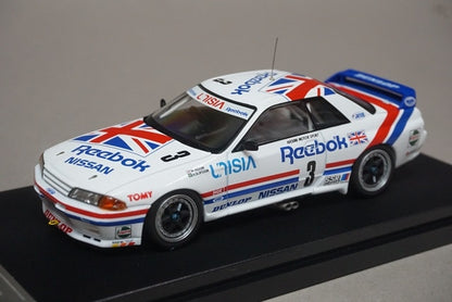 1:43 HPI 8608 Nissan Leabook Skyline GT-R JTC Tsukuba 1991 #3 model car