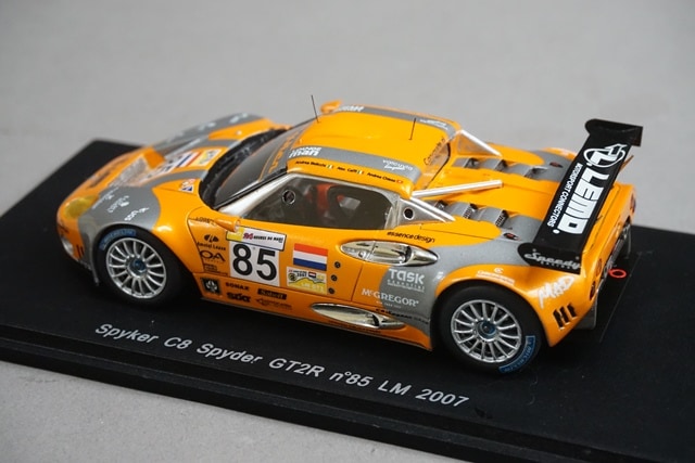 1:43 SPARK S0317 Spyker C8 Spyder GT2R LM 2007 #85 model car