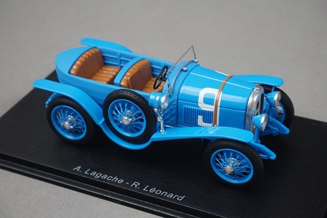 1:43 SPARK 43LM23 Chenard & Walcker LM Winner 1923 #9 model car