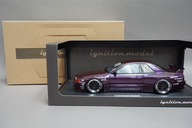 1:18 ignition model IG1275 Nissan PANDEM GT-R (BNR32) Midnight Purple