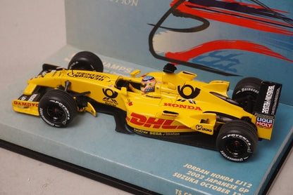 1:43 MINICHAMPS 518024310 Jordan Honda EJ12 Japanese GP 2002 #10 Takuma Sato model car