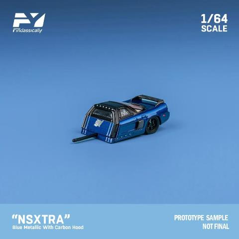 FY64041 Finclassically 1:64 NSXTRA Transparent Blue Deluxe ver. model car