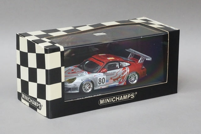 1:43 MINICHAMPS 400056480 Porsche 911 GT3 RSR 24h LM 2005 #80