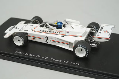 1:43 SPARK S1776 Team Lotus 74 Rouen F2 1973 #2 Ronnie Peterson