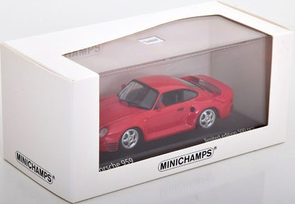 [ Pre-order ] 943 062523 MINICHAMPS 1:43 Porsche 959 1987 red