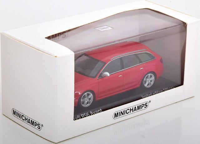 943 017213 MINICHAMPS 1:43 Audi RS6 Avant 2007 red
