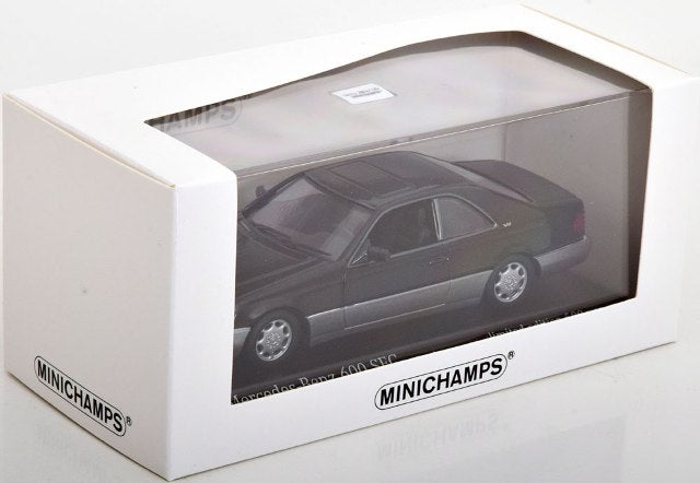 943 032603 MINICHAMPS 1:43 Mercedes 600 SEC Coupe 1992 Black model car