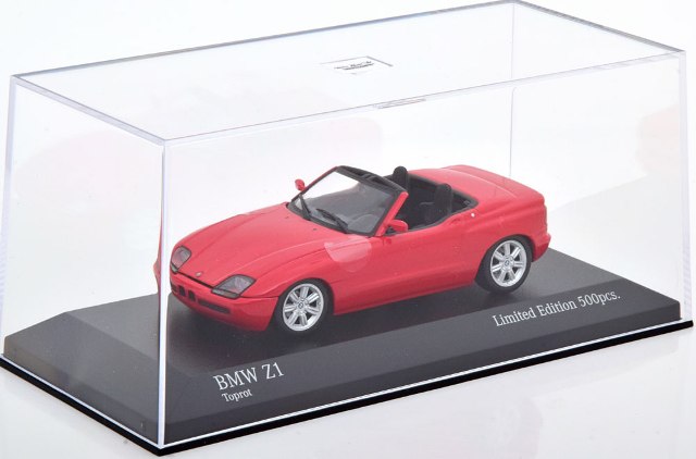 943 020103 MINICHAMPS 1:43 BMW Z1 E34 Roadster 1991 red