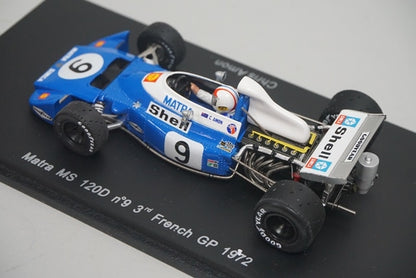 1:43 SPARK S1607 Matra MS 120D French GP 3rd place 1972 #9 C.Amon