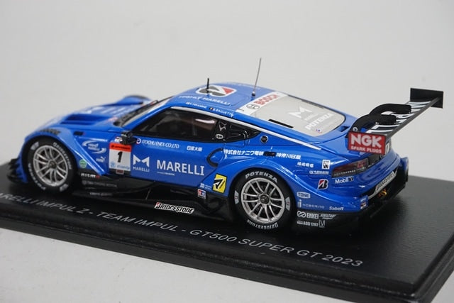 1:43 SPARK SGT051 Nissan Marelli Impul Z GT500 Super GT '23 #1 Kazuki / Bertrand