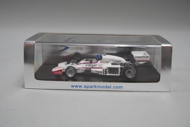 1:43 SPARK S3832 Shadow DN8 Brazil GP 1978 #16 Hans Stuck