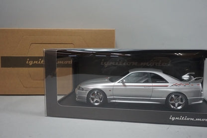 1:18 ignition model IG1840 Nissan Skyline GT-R (BCNR33) V-spec Silver