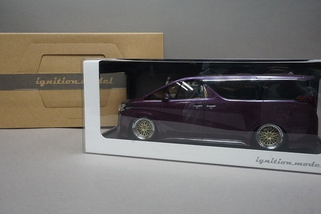 1:18 ignition model IG2795 Toyota Alphard (H30W) Executive Lounge S Purple Metallic