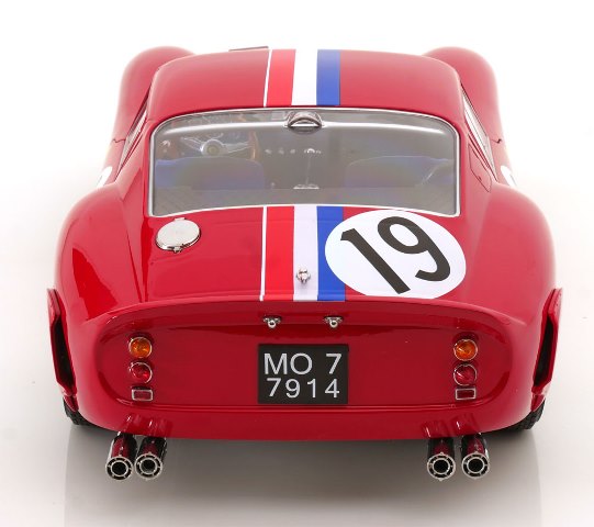 KKDC120125 KK scale 1:12 Ferrari 250 GTO 1962 2nd 24h Le Mans 1962 #19
