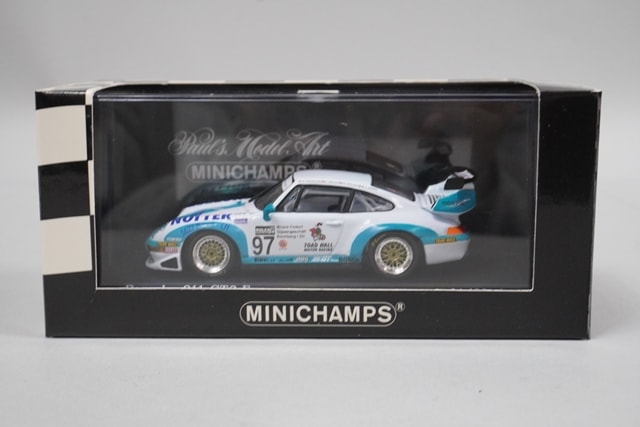 1:43 MINICHAMPS 430986797 Porsche 911 GT2 Evo Daytona 24H Winner 1998 #97