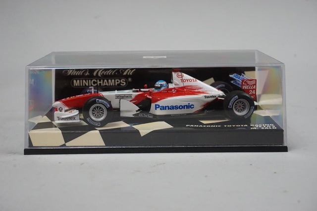 1:43 MINICHAMPS 400020024 Panasonic Toyota Racing TF102 #24 M.Salo avex decal specification