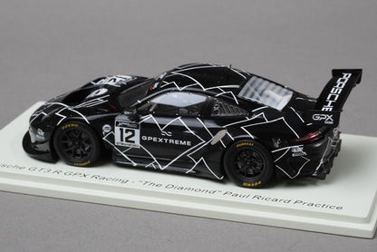 1:43 SPARK SP325 Porsche GT3 R GPX Racing "The Diamond" Paul Ricard Practice #12
