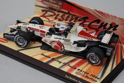1:43 MINICHAMPS 403060212 KYOSHO Custom Honda Racing F1 RA106 '6 #12 J. Button model car
