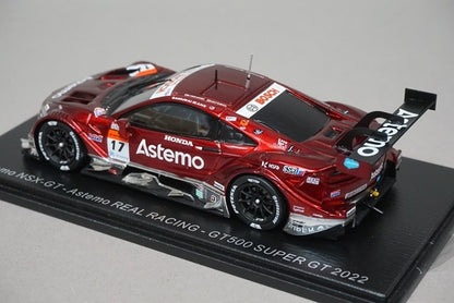 1:43 SPARK SGT026 Honda Astemo NSX-GT GT500 Super GT 2022 #17 model car