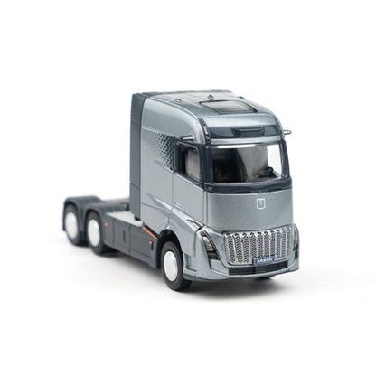 [ Pre-order ] CH004-5 拓意 XCARTOYS 1:64 Geely YangCheng XingHan H Silver Geely Farison Homtruck (Trailer Head) Metallic Gray