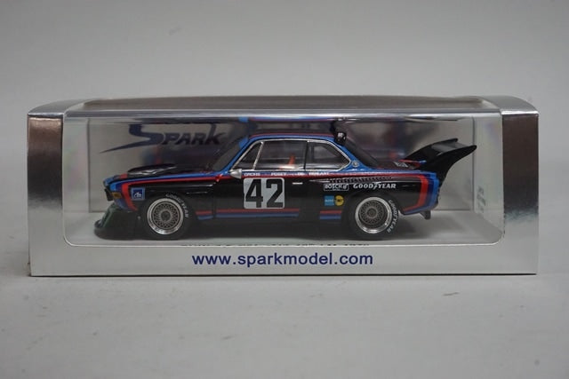 1:43 SPARK S1568 BMW 3.5 CSL LM 1976 10th #42 model car