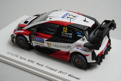 1:43 SPARK S5169 Toyota Yaris WRC Rally Finland Winner 2017 #12 model car