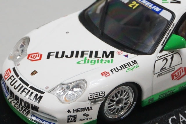 1:43 MINICHAMPS 403056221 Porsche 911 GT3 Carrera Cup 2005 #21 model car