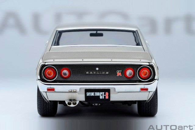 [ Pre-order ] 77466 AUTOart 1:18 Nissan Skyline 2000GT-R (KPGC110) Tuned Version Silver