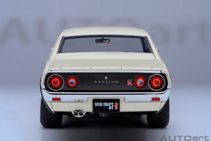 [ Pre-order ] 77467 AUTOart 1:18 Nissan Skyline 2000GT-R (KPGC110) Tuned Version White