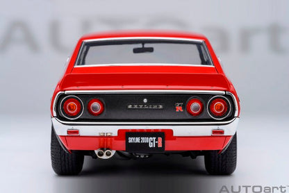 [ Pre-order ] 77468 AUTOart 1:18 Nissan Skyline 2000GT-R (KPGC110) Tuned Version Red