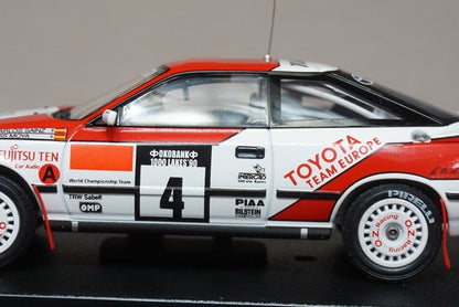 1:43 HPI 8573 Mirage Toyota Celica GT-Four 1000 Lakes 1990 #4 model car