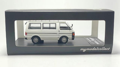 [ Pre-order ] MC640021A MC Model Collect 1:64 Scale Mazda Bongo Van High Roof 1989 Cargo Box Truck in White