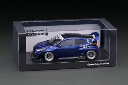 [ Pre-order ] IG2903 ignition model 1:18 PANDEM GR YARIS (4BA) Blue Metallic With Engine