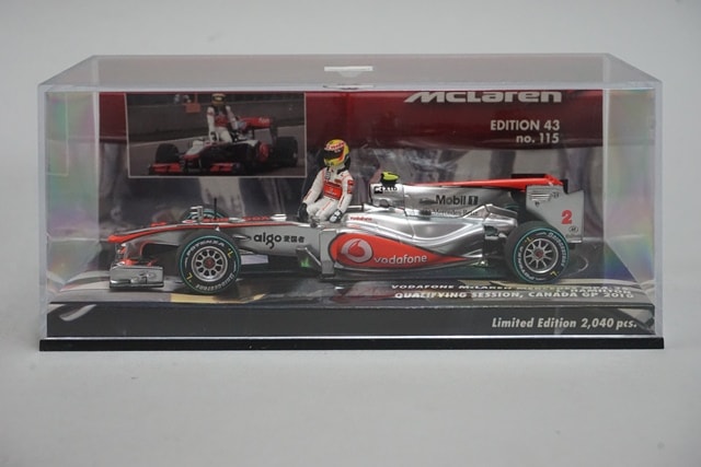 1:43 MINICHAMPS 530104322 Vodafone McLaren Mercedes MP4-25 Canadian GP 2010 #2 L.Hamilton