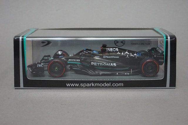 1:43 SPARK S8912 Mercedes-AMG Petronas F1 Team W14 E-Performance Spanish GP 3rd 2023 #63 G. Russell model car