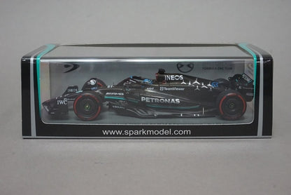 1:43 SPARK S8912 Mercedes-AMG Petronas F1 Team W14 E-Performance Spanish GP 3rd 2023 #63 G. Russell model car