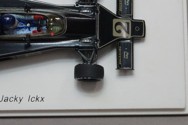1:43 SPARK S1770 Lotus 76 Belgian GP 1974 #2 J. Ickx model car
