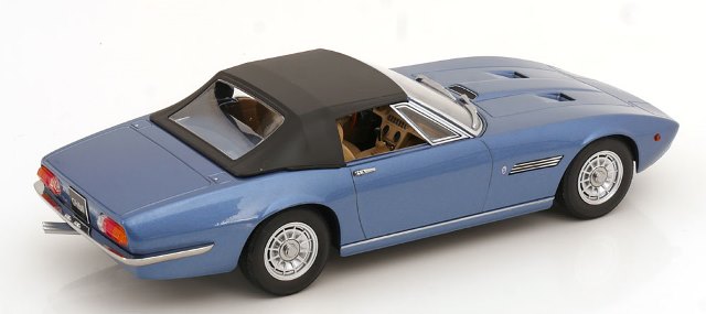 [ Pre-order ] KKDC181304 KK scale 1:18 Maserati Ghibli Spyder 1970 light blue-metallic