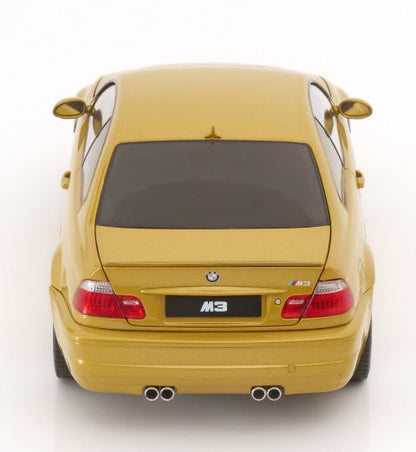 [ Pre-order ] 183000 NOREV 1:18 scale BMW M3 CSL E46 2000 Yellow Metallic MODELISSIMO custom order