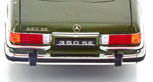 [ Pre-order ] 183972 NOREV 1:18 Mercedes 350 SE W116 US Version 1973 Dark Green Metallic (Modellissimo Custom Order)