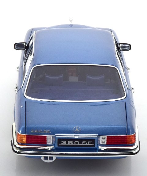 [ Pre-order ] 183971 NOREV 1:18 Scale Mercedes 350 SE W116 1973 Light Blue Metallic (Modellissimo Custom Order)