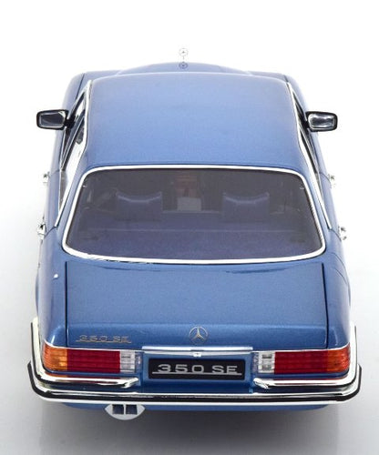 [ Pre-order ] 183971 NOREV 1:18 Scale Mercedes 350 SE W116 1973 Light Blue Metallic (Modellissimo Custom Order)